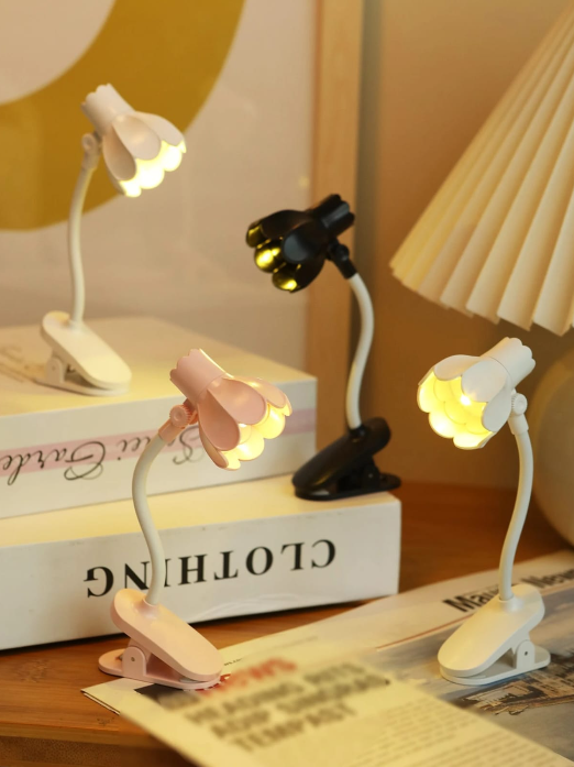 Luz de lectura flor