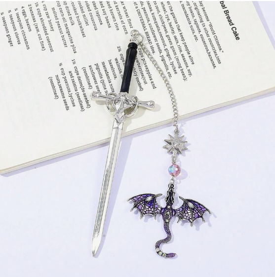 Marcapáginas espada/dragón — foto 3